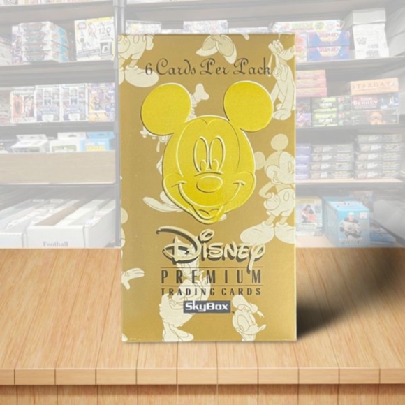 1995 Skybox Disney Premium Cards Sealed Hobby PACK - 6 Packs Per Pack - Picture 1 of 2